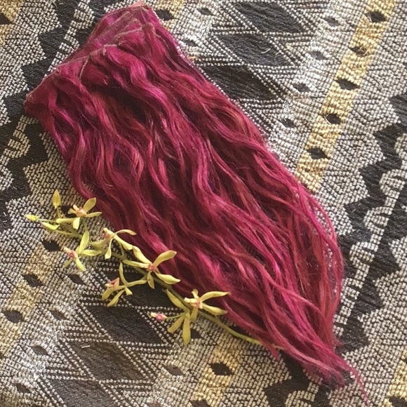 Bellami Fuschia Extensions! **more details coming do not buy til l can measure** - Picture 5 of 10